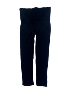 SPANX Black Shaping Leggings L Tummy Control Stretch Sculpting